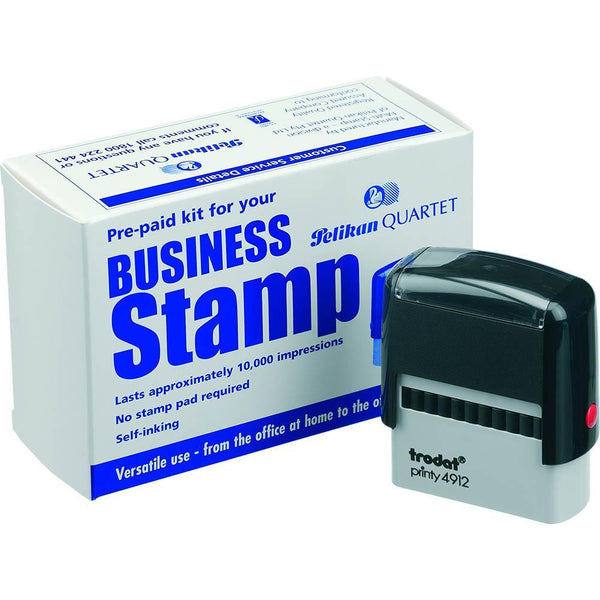 Trodat 4912 Business Stamp Kit 17 X 47Mm PSI4912BSK - SuperOffice