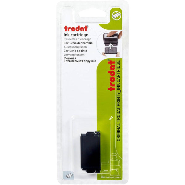 Trodat 6/4911 Ink Cartridge Refill Swop Pad Clothing Stamp Black T64911CM9 - SuperOffice