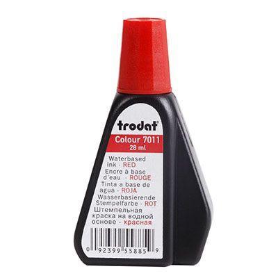 Trodat 7011 Stamp Pad Ink 28Ml Red T70112 - SuperOffice