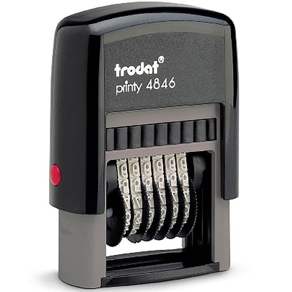 Trodat Numberer 4846 Printy Number Stamp 4Mm PSINUM4846 - SuperOffice