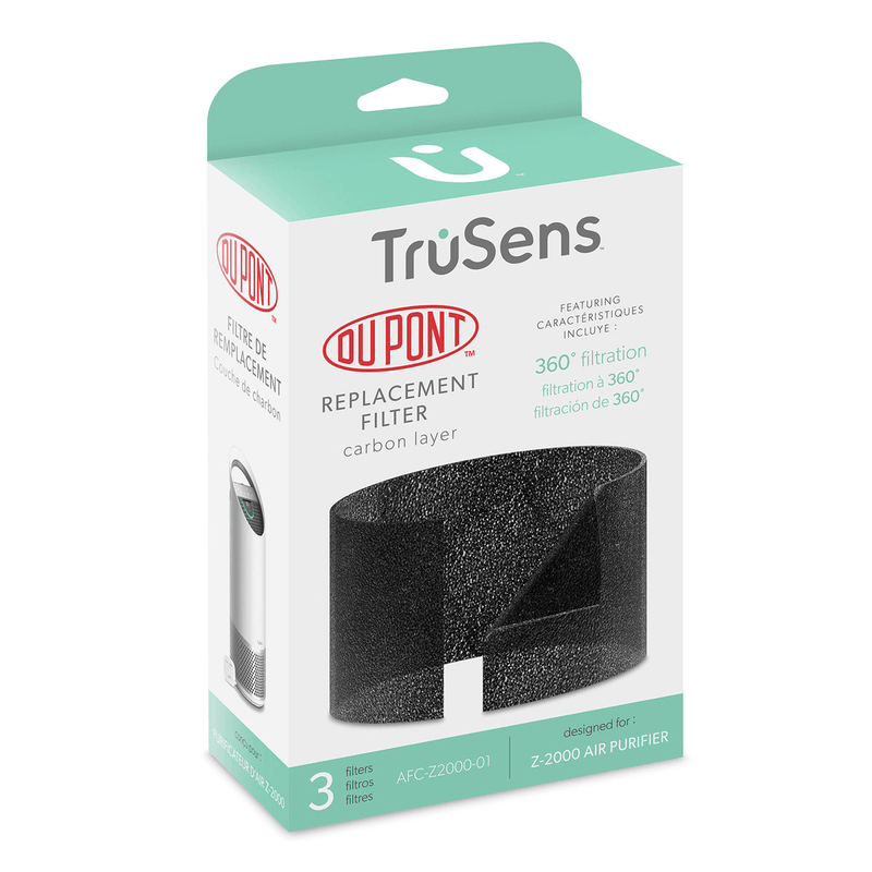 Trusens Replacement Carbon Filters 3 Pack Z2000 Medium Air Purifier AFCZ200001AU - SuperOffice