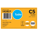 Tudor Envelopes C5 Plainface Peel-N-Seal 229x162mm Gold Pk of 500 140170/142827 142827 - SuperOffice