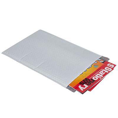 Tudor Plastic Bubble Mailer 151 X 229Mm White Pack 5 187262 - SuperOffice