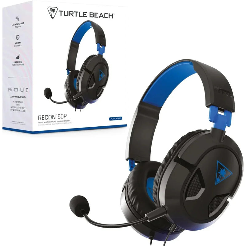 Turtle Beach Ear Force Recon 50P Headset Headphones Microphone PS4 PS5 FS-TBS-3303-01 - SuperOffice