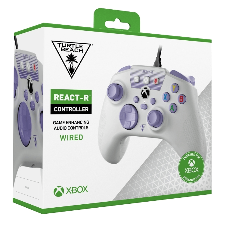 Turtle Beach React-R Wired Controller Xbox Series X|S White FS-TBS-0732-01 - SuperOffice