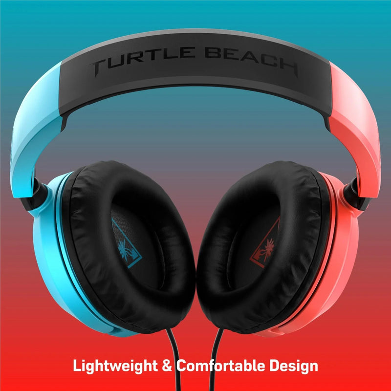 Turtle Beach Recon 50 Wired Gaming Headset Headphones Microphone Red/Blue FS-TBS-8150-05 - SuperOffice