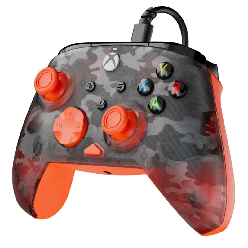 Turtle Beach Rematch Core Wired Controller Gaming for Xbox Ghost Black Camo Orange 170815 - SuperOffice