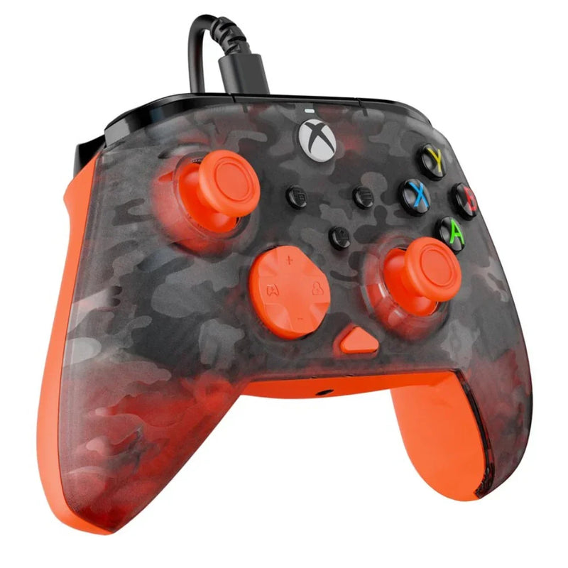 Turtle Beach Rematch Core Wired Controller Gaming for Xbox Ghost Black Camo Orange 170815 - SuperOffice