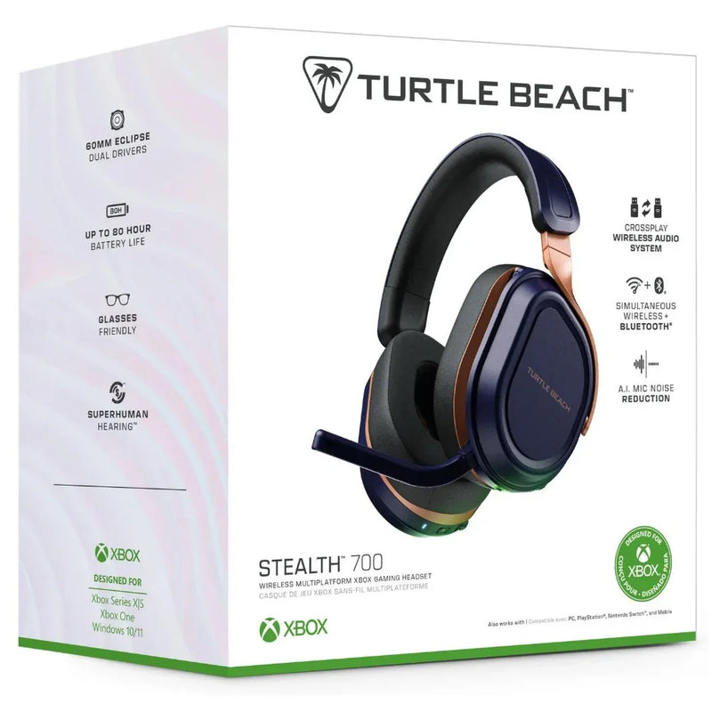 Turtle Beach Stealth 700 Headset Gen 3 Wireless Xbox PlayStation PC Cobalt Blue 170875 - SuperOffice