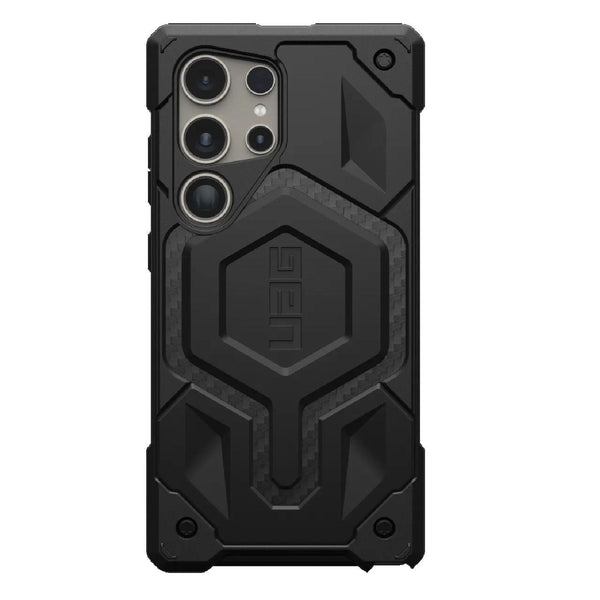 UAG Monarch Pro Magnetic Protective Case for Samsung Galaxy S24 Ultra 6.8" 5G Carbon Fiber Black 214416114242 - SuperOffice