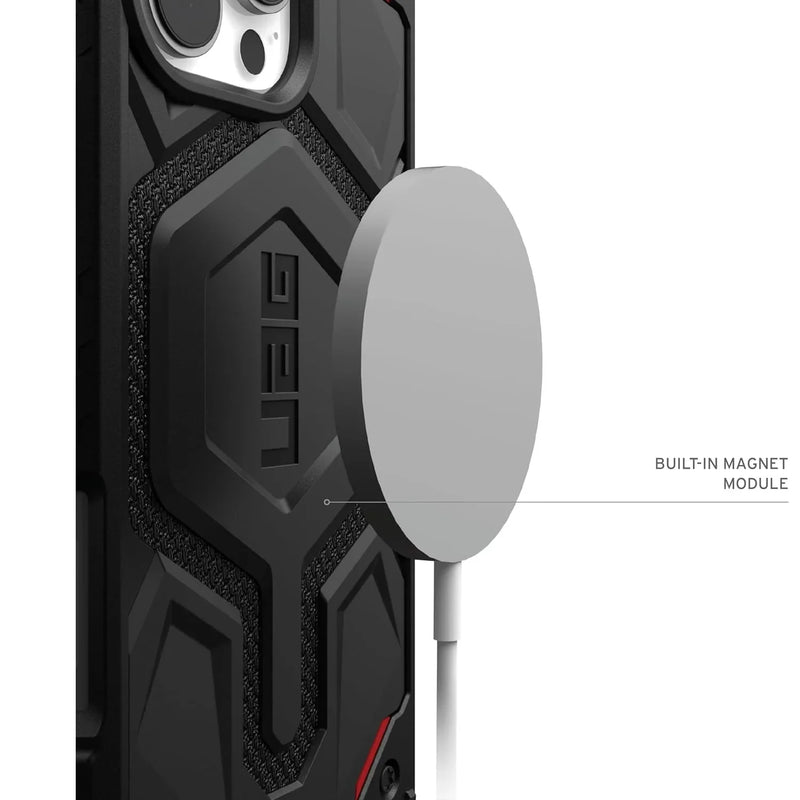 UAG Monarch Pro Magnetic Protective Case iPhone 16 Pro Max 6.9" Kevlar Black 114457113940 - SuperOffice