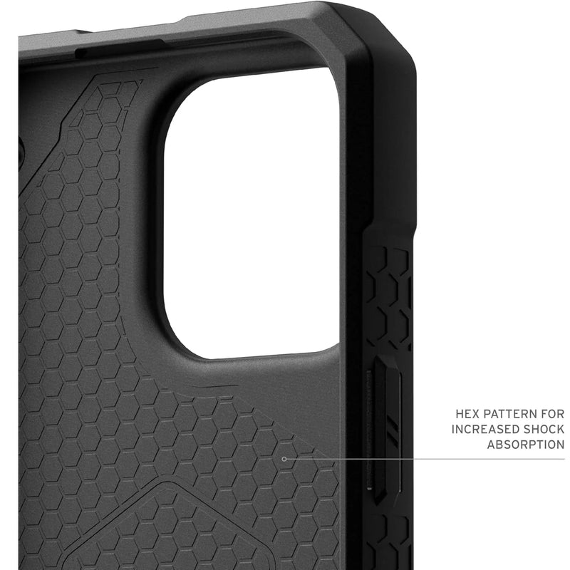 UAG Monarch Pro Magnetic Protective Case iPhone 16 Pro Max 6.9" Kevlar Black 114457113940 - SuperOffice