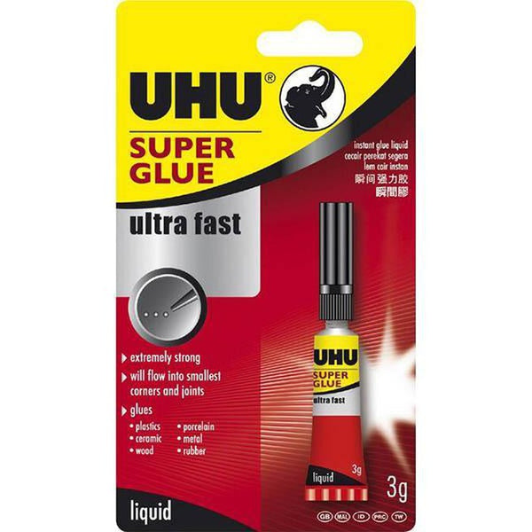 Uhu Ultra Fast Super Glue 3G 33-40820 - SuperOffice