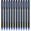 Uni-Ball 101 Jetstream Rollerball Stick Pen Fine 0.7mm Blue Box 12 SX101FBL (Box 12) - SuperOffice