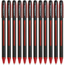 Uni-Ball 101 Jetstream Rollerball Stick Pen Fine 0.7mm Red Box 12 SX101FR (Box 12) - SuperOffice