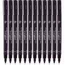Uni-Ball 200 Pin Fineliner Pen 0.05mm Box 12 PIN005200BK (Box 12) - SuperOffice