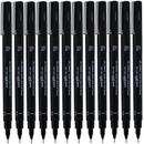 Uni-Ball 200 Pin Fineliner Pen 0.3mm Thin Black Box 12 PIN03200BK (Box 12) - SuperOffice