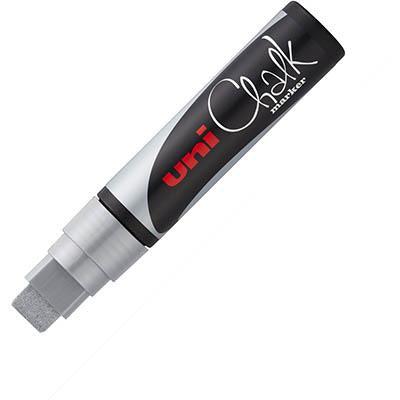 Uni-Ball Chalk Marker Broad Chisel Tip 15Mm Silver PWE17KS - SuperOffice