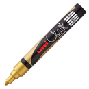 Uni-Ball Chalk Marker Bullet Tip 2.5mm Gold 6 Pack PWE5MGD (6 Pack) - SuperOffice