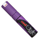 Uni-Ball Chalk Marker Chisel Tip 8Mm Violet PWE8KV - SuperOffice