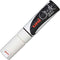 Uni-Ball Chalk Marker Chisel Tip 8Mm White PWE8KWH - SuperOffice