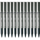 Uni-Ball Deluxe UB-155 Liquid Ink Rollerball Pen Extra Fine 0.5mm Black Box 12 UB155BK - SuperOffice