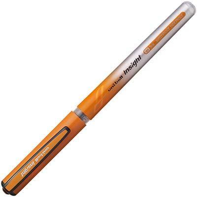 Uni-Ball Insight Liquid Ink Rollerball Pen 0.7Mm Orange UB-211-OR - SuperOffice