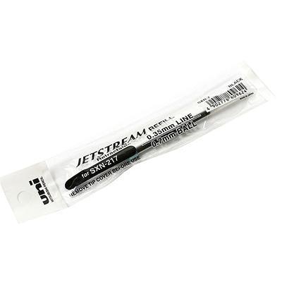 Uni-Ball Jetstream Rollerball Refill Fine 0.7Mm Black Box 12 SXR-7BK - SuperOffice