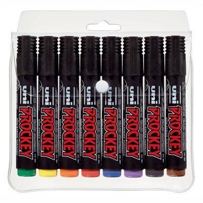 Uni-Ball Pm-122 Prockey Marker Bullet 1.8Mm Assorted Pack 8 PM-1228C - SuperOffice