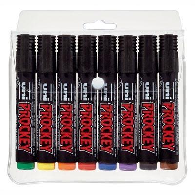 Uni-Ball Pm-122 Prockey Marker Bullet 1.8Mm Assorted Pack 8 PM-1228C - SuperOffice