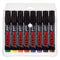 Uni-Ball Pm-122 Prockey Marker Bullet 1.8Mm Assorted Pack 8 PM-1228C - SuperOffice