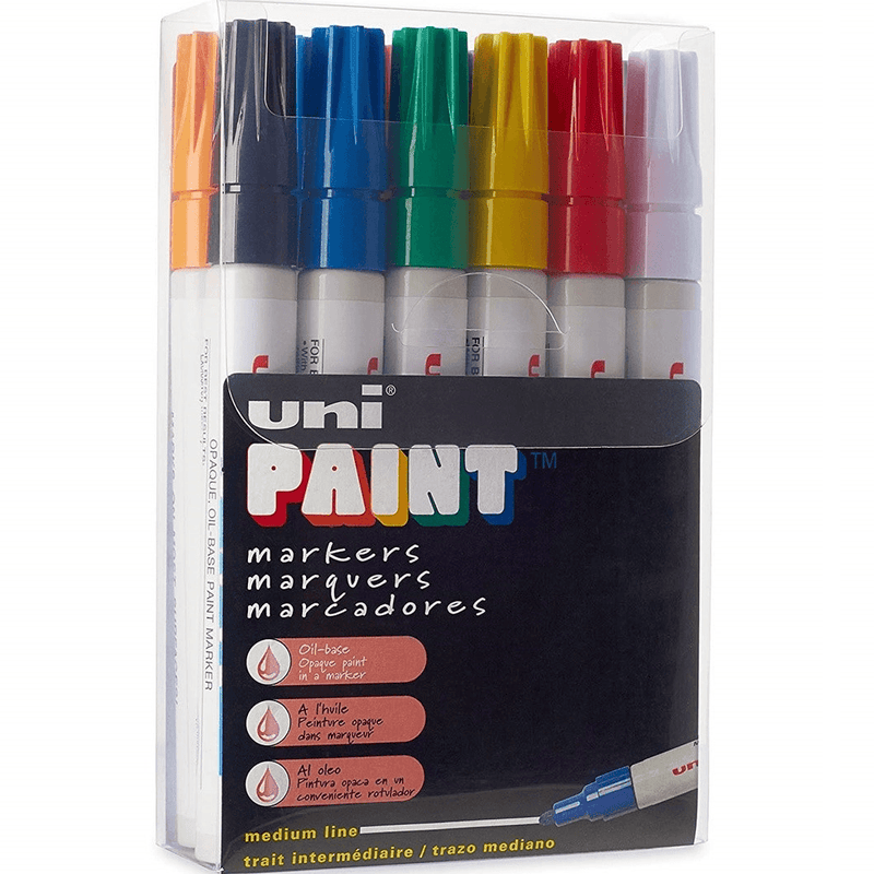 uni-ball Uni-Paint PX-20 Medium Point Markers - 12 Colors | Schools In uni-ball Uni-Paint PX-20 Medium Point Markers - 12 Colors | Schools In