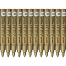 Uni-Ball PX-20 Paint Marker Bullet Tip 2.2mm Gold UNI PX20 Box 12 PX20GD (Box 12) - GOLD - SuperOffice
