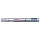 Uni-Ball PX-20 Paint Marker Bullet Tip 2.2mm Silver UNI PX20 Box 12 PX20S (Box 12) - SILVER - SuperOffice