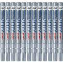 Uni-Ball PX-21 Paint Marker Bullet Tip 1.2mm Silver Box 12 PX21S (Box 12) - SuperOffice