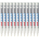 Uni-Ball PX-21 Paint Marker Bullet Tip 1.2mm White Box 12 PX21WH (Box 12) - SuperOffice
