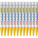Uni-Ball PX-21 Paint Marker Bullet Tip 1.2mm Yellow Box 12 PX21Y (Box 12) - SuperOffice