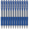 Uni-Ball SN-100 Laknock Retractable Ballpoint Pen Fine 0.7mm Blue Box 12 SN-100FBL (0.7mm Blue Box 12) - SuperOffice