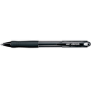 Uni-Ball SN-100 Laknock Retractable Ballpoint Pen Medium 1.0mm Black Box 12 SN100MBK (1.0mm Black Box 12) - SuperOffice