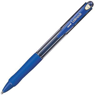 Uni-Ball Sn100 Laknock Retractable Ballpoint Pen Broad 1.4Mm Blue SN100BBL - SuperOffice