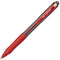 Uni-Ball Sn100 Laknock Retractable Ballpoint Pen Broad 1.4Mm Red SN100BR - SuperOffice