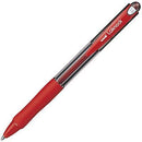 Uni-Ball Sn100 Laknock Retractable Ballpoint Pen Medium 1.0Mm Red SN100MR - SuperOffice