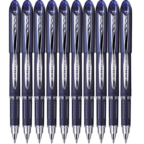 Uni-Ball SX217 Jetstream Rollerball Pen Fine 0.7Mm Blue Box 10 SX-217BL (Box 10) - SuperOffice