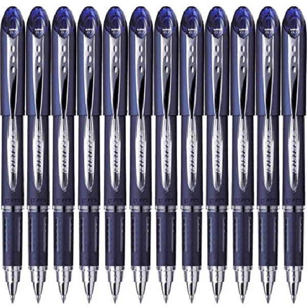 Uni-Ball SX217 Jetstream Rollerball Pen Fine 0.7Mm Blue Box 12 SX-217BL (Box 12) - SuperOffice