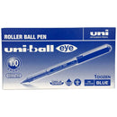 Uni-Ball UB150-10 Eye Liquid Ink Rollerball Pen Broad 1.0mm Blue Box 12 UB150-10BL (Box 12) - SuperOffice