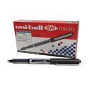 Uni-Ball UB150 Eye Liquid Ink Rollerball Pen Micro 0.5mm Black Box 12 UB150BK (0.5mm Box 12) - SuperOffice