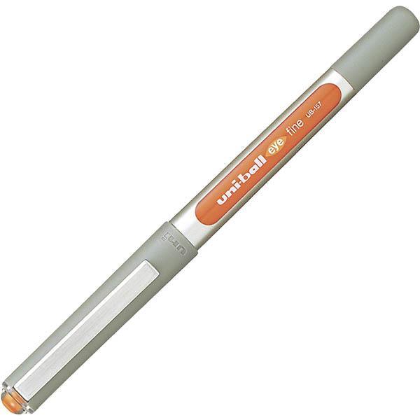 Uni-Ball Ub157 Eye Liquid Ink Pen Rollerball Fine 0.7Mm Orange Box 12 UB157OR (Box 12) - SuperOffice