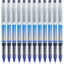Uni-Ball UB187S Rollerball Eye Needle Liquid Ink Pen Fine 0.7mm Blue Box 12 UB187SBL (Blue Box 12) - SuperOffice