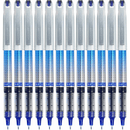 Uni-Ball UB187S Rollerball Eye Needle Liquid Ink Pen Fine 0.7mm Blue Box 12 UB187SBL (Blue Box 12) - SuperOffice
