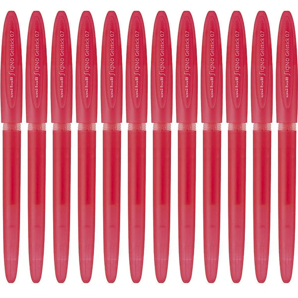 Uni-Ball UM-170 Signo Gelstick Rollerball Pen 0.7mm Red Box 12 UM170R (Box 12) - SuperOffice